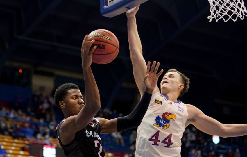 NCAA Basketball: Nebraska Omaha at Kansas